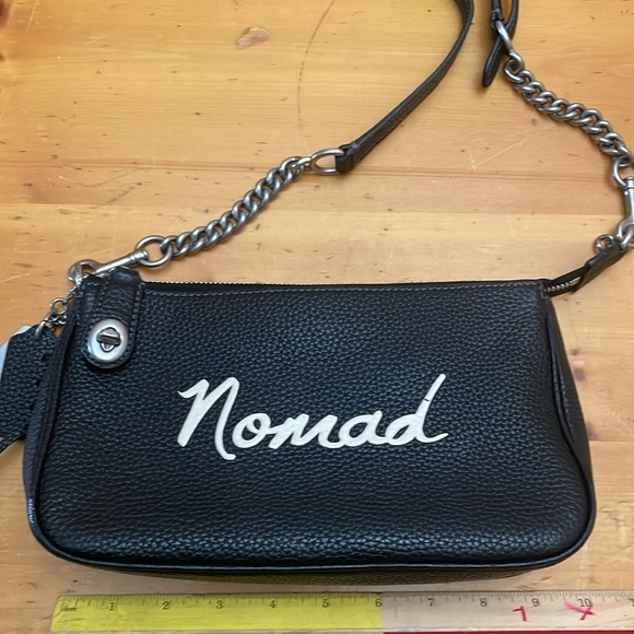 H ONLY! NO TOUCHY! Coach Nomad Script Crossbody Pouch Clutch Purse! - Picture 4 of 8
